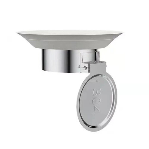 Toilet anti-odor plugging device squatting pit cover toilet stainless steel squat toilet toilet toilet plugging hole deodorizing artifact
