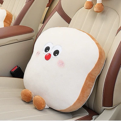 Waist support Pillow, Cartoon Toast Bread Biscuit - 1-toast-waistrest
