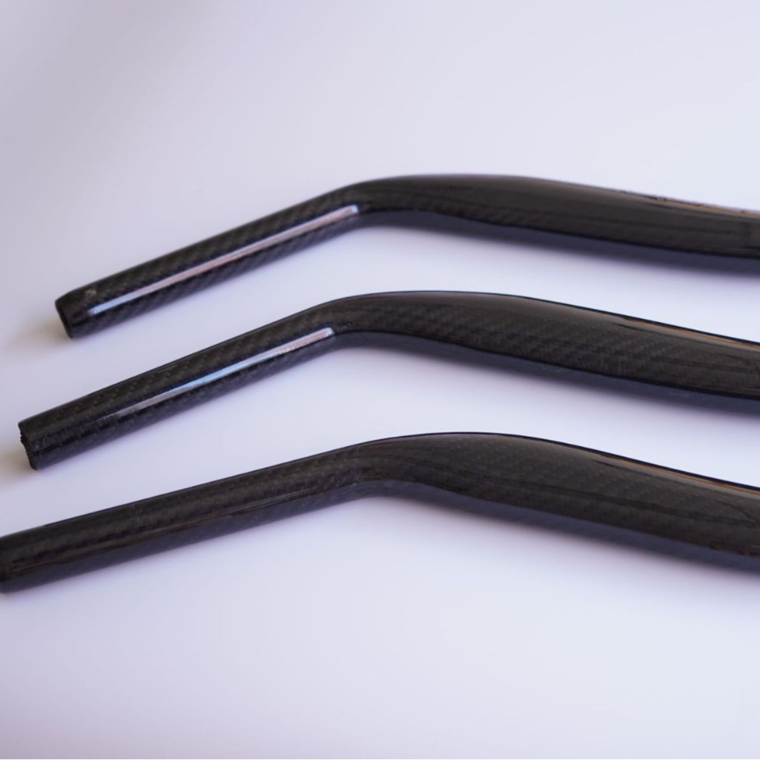 厂家直供碳纤维弯曲管 高精度弧形异型管 机器人关节医疗器械弯管