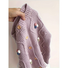 W 34156 Girls' single-breasted cardigan Ůͯ���ſۿ���