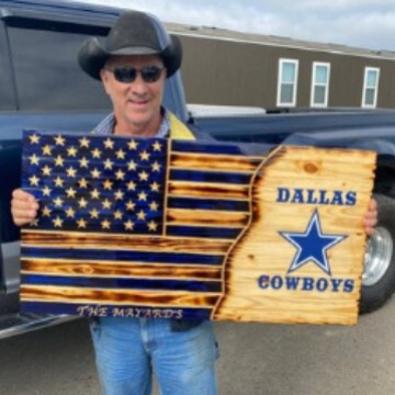 Independent station manufacturers directly supply American flag patriotic flag wooden flag pvc material Pittsburgh Steelers