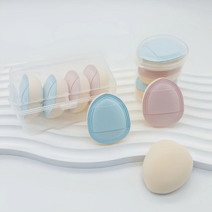 Finger Powder Puff Small Air Cushion Concealer Triangle Water Drop Marshmallow Makeup Sponge Wholesale Marshmallow Thumb Powder Puff
