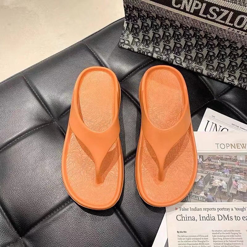 Taiwan Outdoor Marathon Running Herringside Thickened Bottom Couples Beach Tourism Export Foreign Trade Anti-slip Shock-absorbing Slippers