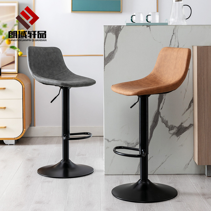 Bar counter chairs modern minimalist high stool adjustable chair luxury high stool bar stools reception chairs home bar chairs
