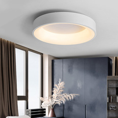 LED bedroom ceiling lamp creative Nordic round ceiling lamp warm and simple living room entrance room ceiling lamp