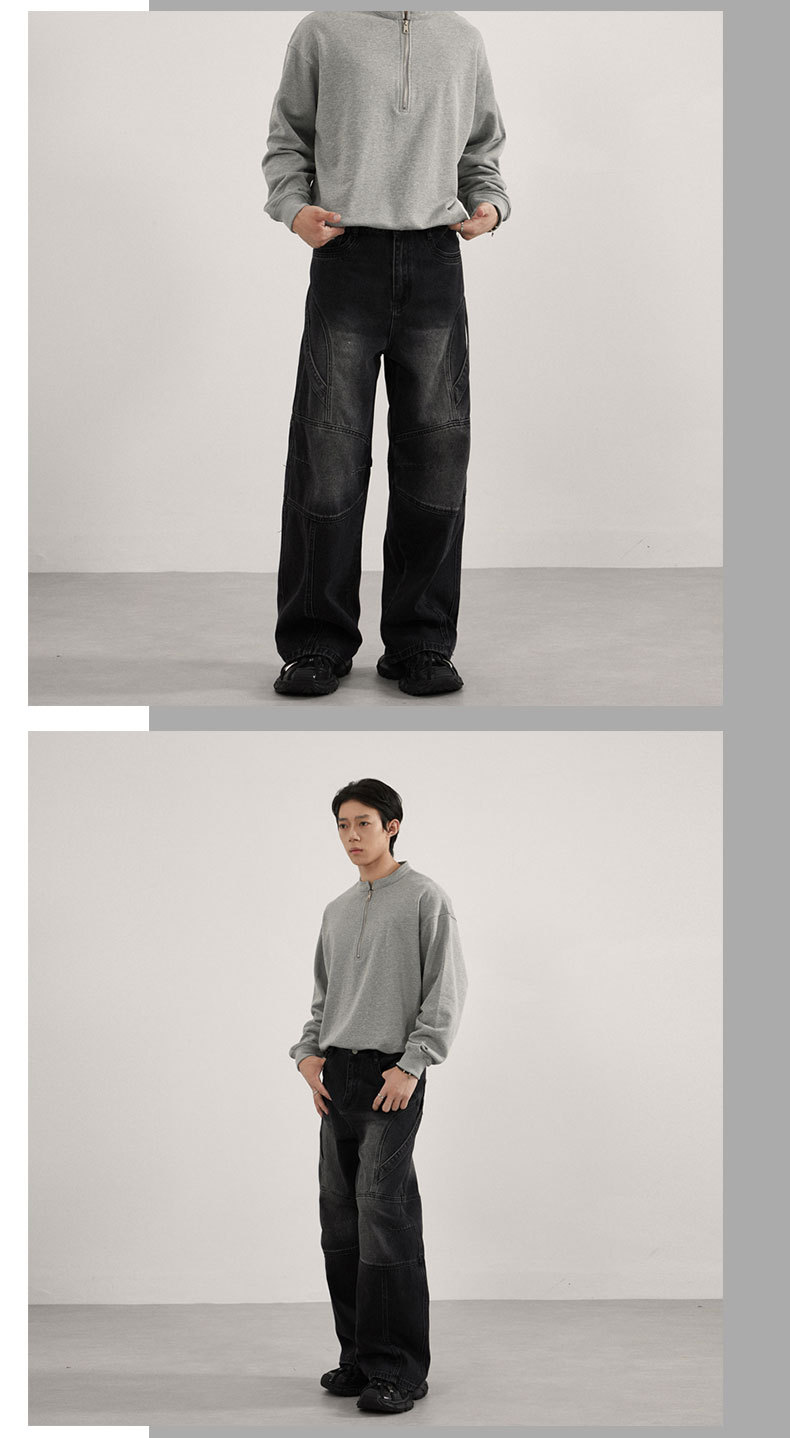 Robuste Herren Jeans Aus Denim Für Motorrad Und Arbeit Baumwolle_voghion.com