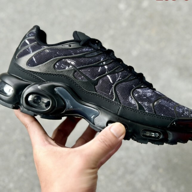 Cross-Border Tn Air-Cushioned Shoes for Men, Purple-Black Gradient Breathable Shock-Absorbing Running Shoes, European and American Large Sizes 40-46, Casual