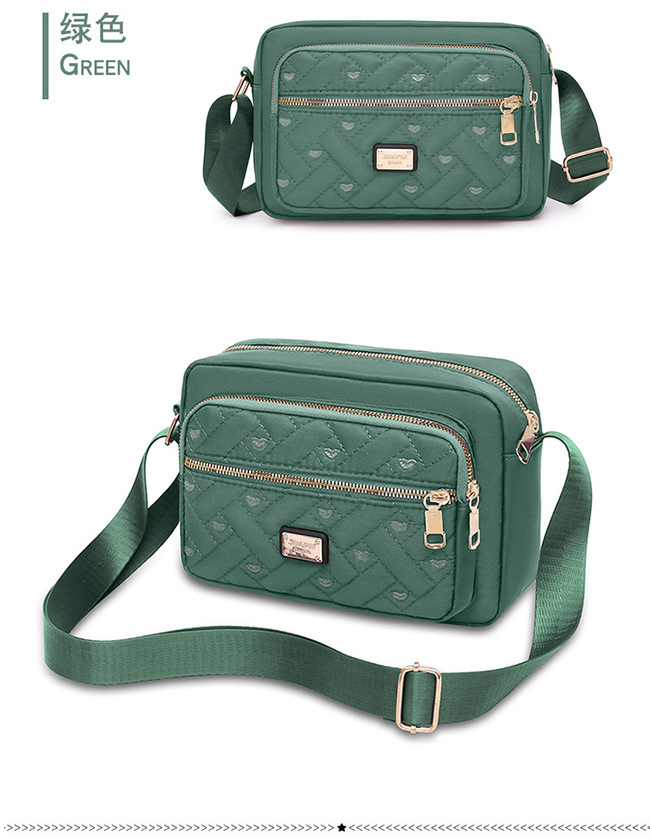Neue Stil-Crossbody-Tasche zum Ausgehen, große Tasche für Einzelhandelstische, leichte Luxus-Kleinquadrat-Tasche, französische Kleinreisetasche, modische Oxford-Stoff-wasserdichte Geldbörse