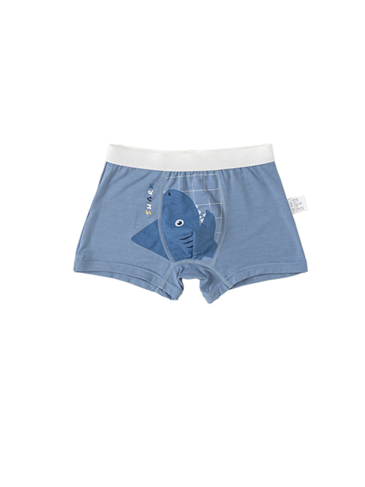 Bebé niños Boxer shorts modal niños patrón de dibujos animados pantalones niñas Boxer shorts dos Pack ps23039
