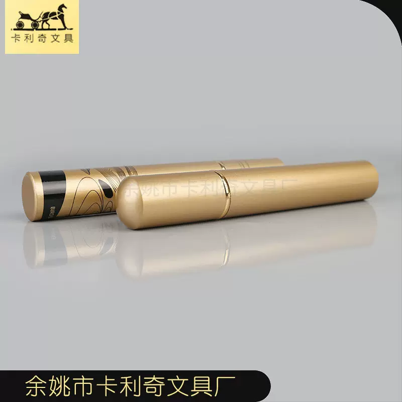 厂家供应 品质铝制包装雪茄管 单支装便携式金属雪茄管