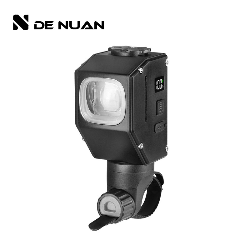 Easy-To-Remove Bicycle Front Light for Lifting and Installation, Mountain Bike Light with Quick-Release Mount, Outdoor Cycling Warning Light, Easy-To-Remove Mountain Bike Light