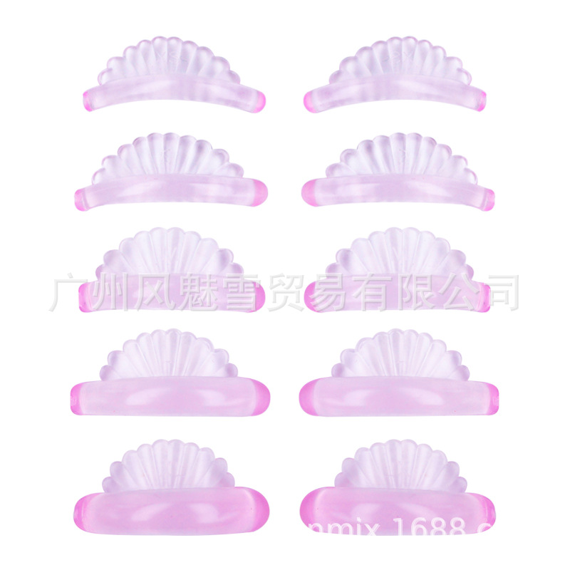 Nuevas pestañas de concha transfronterizas, juntas de ojos de silicona, cirugía de ciliar de queratina autoadhesiva, silicona de aislamiento, hermosa y suave