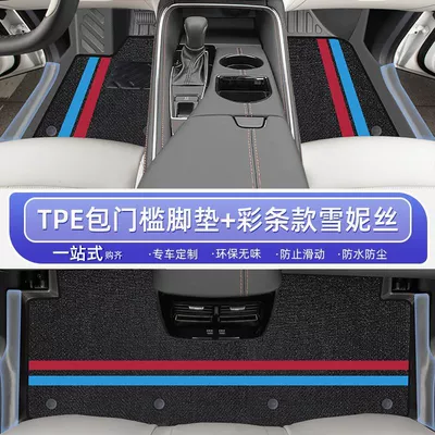 Blanket Upper Layer, Ayaqaltılar (Kovriklər) - 25-hybrid-models-toyota-avalonhigh-end-full-surround-double-layer-color-stripsdoor-sill-mats-snowy-carpets