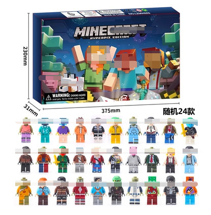 마인크래프트 24피스 블라인드 박스 드로우 패키지