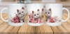 3D plane color cat Cat Kitty Kittensewing Machine Ceramic Coffee Mark Cup