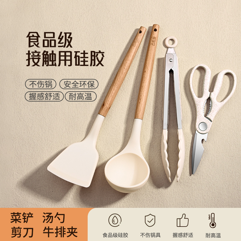 Fábrica de alimentos suplementarios para bebés venta directa no pegajosos caseros cucharas de verduras cucharas de alimentos para el cabello cucharas regalos de madera no