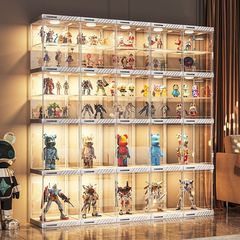 手作りディスプレイキャビネット透明模造アクリルレゴビルディングブロックモデルブラインドボックス収納ディスプレイスタンド
