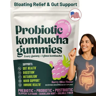 女性益生菌康普茶软糖爆款Probiotic capsules30粒工厂功能性软糖