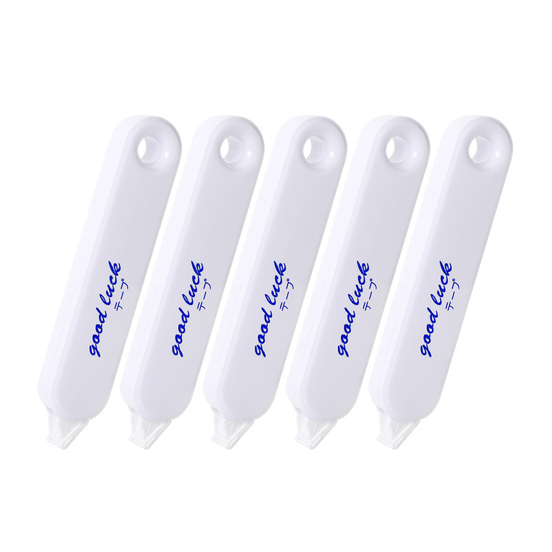 Blanco transparente simple corrección con alto valor de la cara con cubierta japonesa correa de corrección mini silenciosa correa portátil