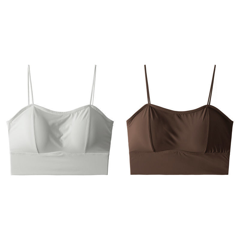 흰색 + 다크 브라운 2 피스-45.00 kg-60.00 kg 1.8cm 두께의 가슴 패드