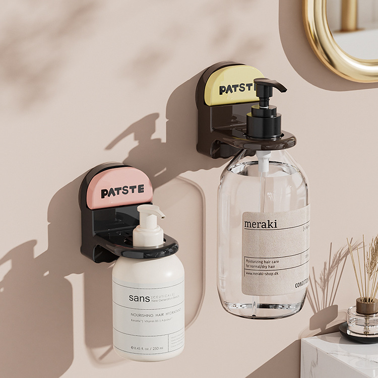 Bathroom Suction Cup Storage Rack Without Punching Bathroom Shower Gel Shampoo Toiletries Bathroom Storage