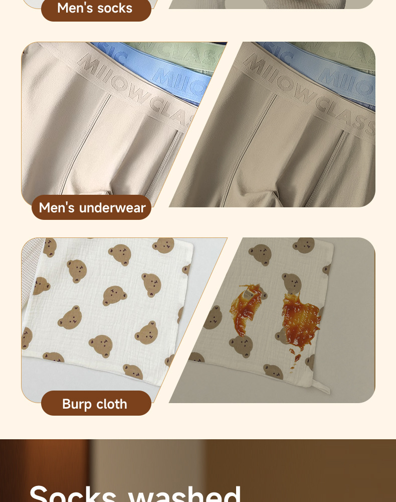 Vollautomatischer, kabelloser, tragbarer Wäschebecher mit Ladefunktion, Mini-Waschmaschine für Unterwäsche und Socken, kleine Waschmaschine, für Reisen und Zuhause_voghion.com