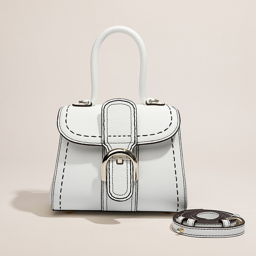 Belgium's new Wendelvao fashionable hand-held genuine leather women's bag first-layer cowhide versatile high-end commuter handbag