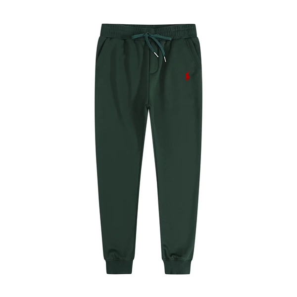 Dark green pants-red label