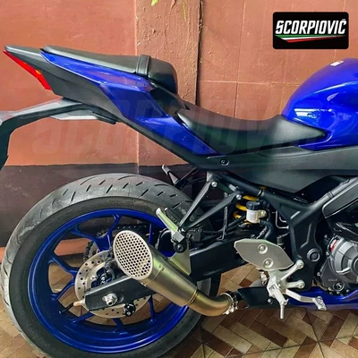 Motorcycle exhaust pipe R3 R25 Stainless Steel