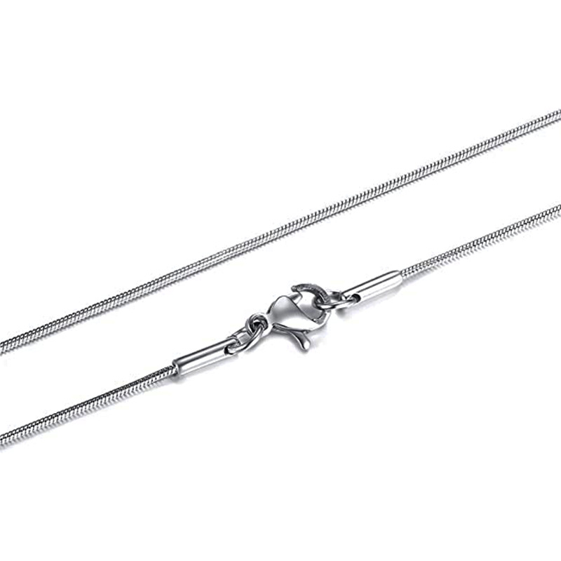 Fashion Solid Color Stainless Steel Plating Necklace 1 Piece