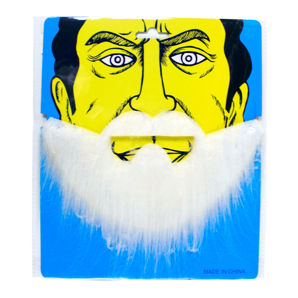 Accesorios de barba falsa de Halloween, suministros para fiestas, disfraces, simulación, barba falsa negra, barba de ocho caracteres