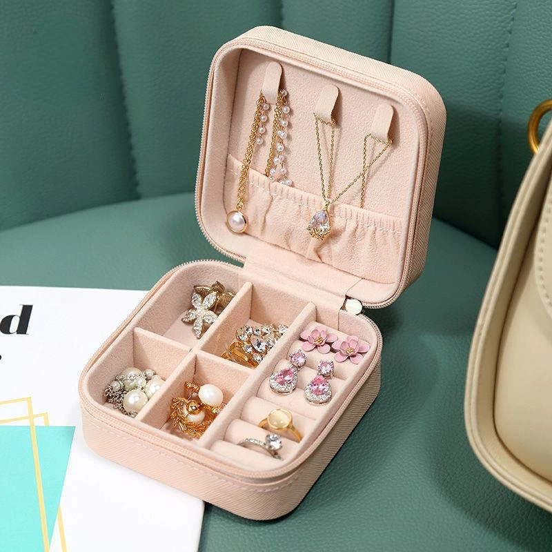 Handheld storage system, earrings for traveling, small ring, accessory, storage box, Korean style