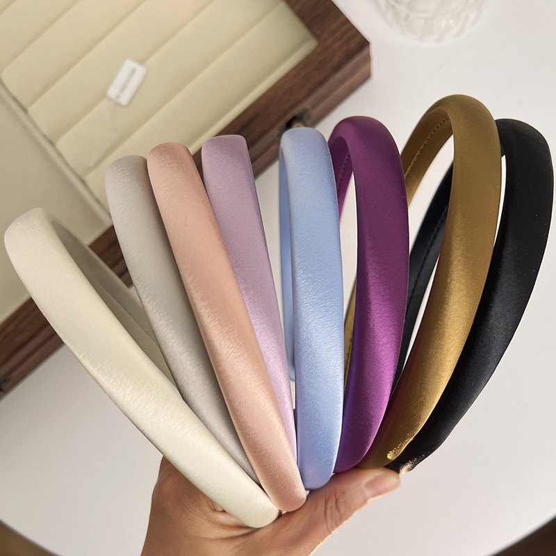 135g Weight Fashion Solid Color Cloth Hair Band