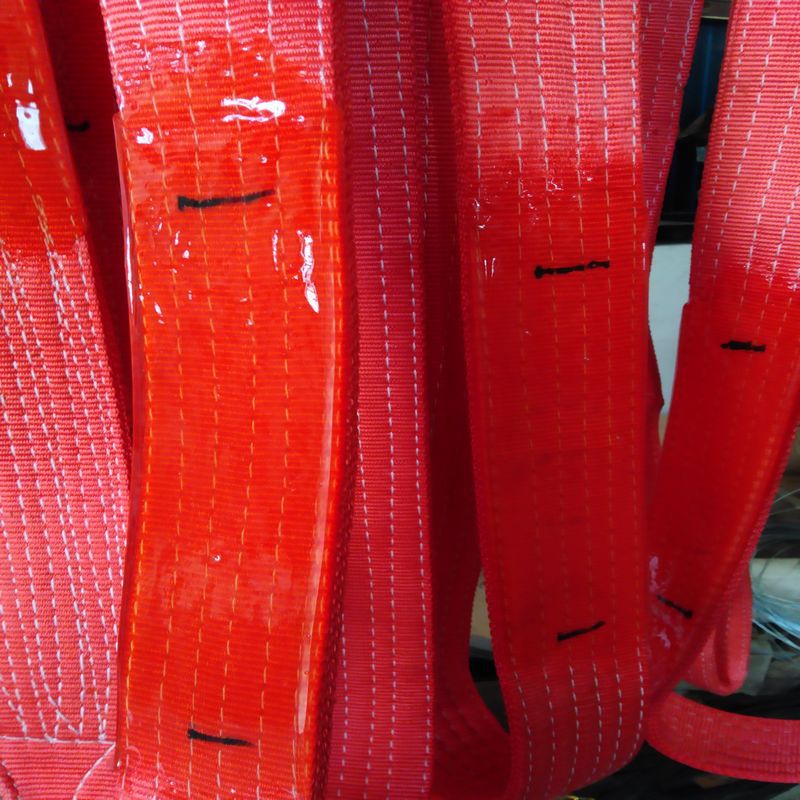 防割吊装带10t5m  聚氨酯护套吊带10t6m 涂层吊带