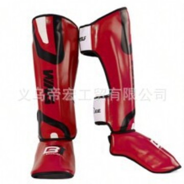 High-Quality Pu Leather Boxing Shin Guards for Adults/Children, Universal Fighting Shin Guards, Breathable, Comfortable, Wear-Resistant and Durable