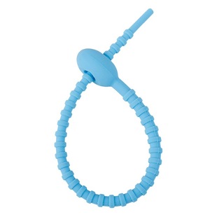 Silicone strap storage soft adhesive tape data cable tie organizer wire Winder silicone strap