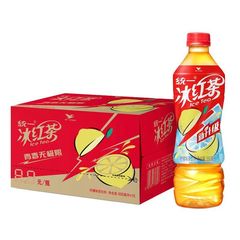统一冰红茶500ml*15瓶整箱装柠檬茶夏季饮品清凉茶饮料团购批发
