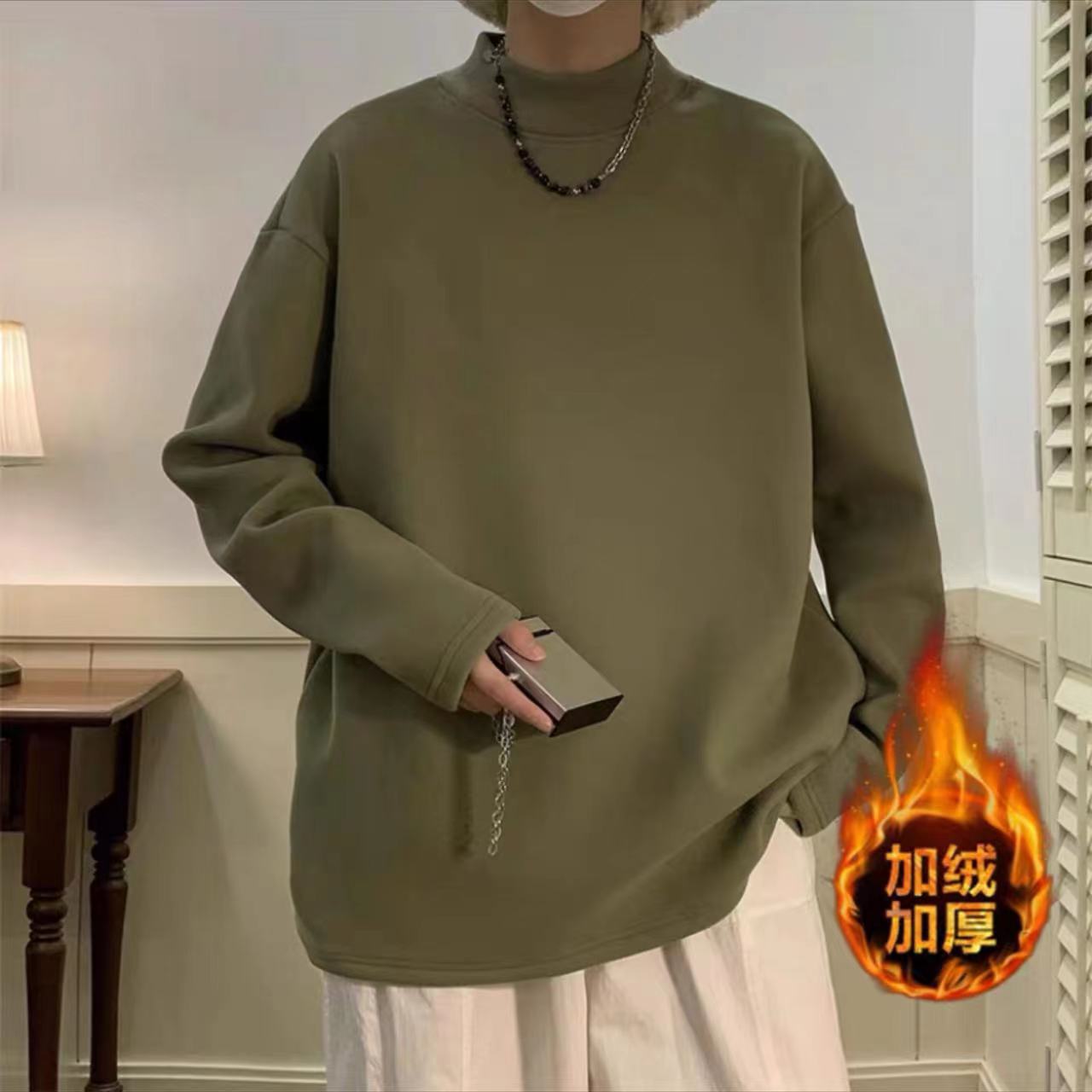 WASS-DJS-HD1438 그린 기모