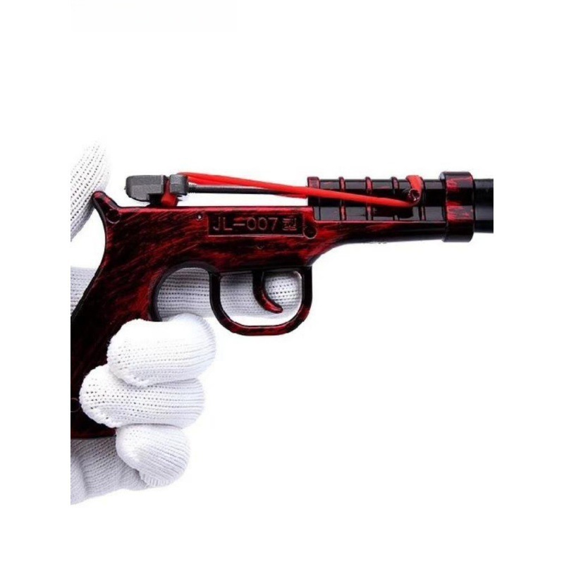 マッチのステンレスの銃の008洋の火の銃の皮の筋のおもちゃの銃の音のノスタルジックなプラスチックの取っ手の露店の熱い販売の金|undefined