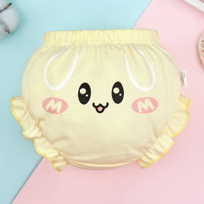 Verano del bebé pan pantalones de Corea dibujos animados algodón shorts niños briefs Niñas Ropa interior sin PP al por mayor