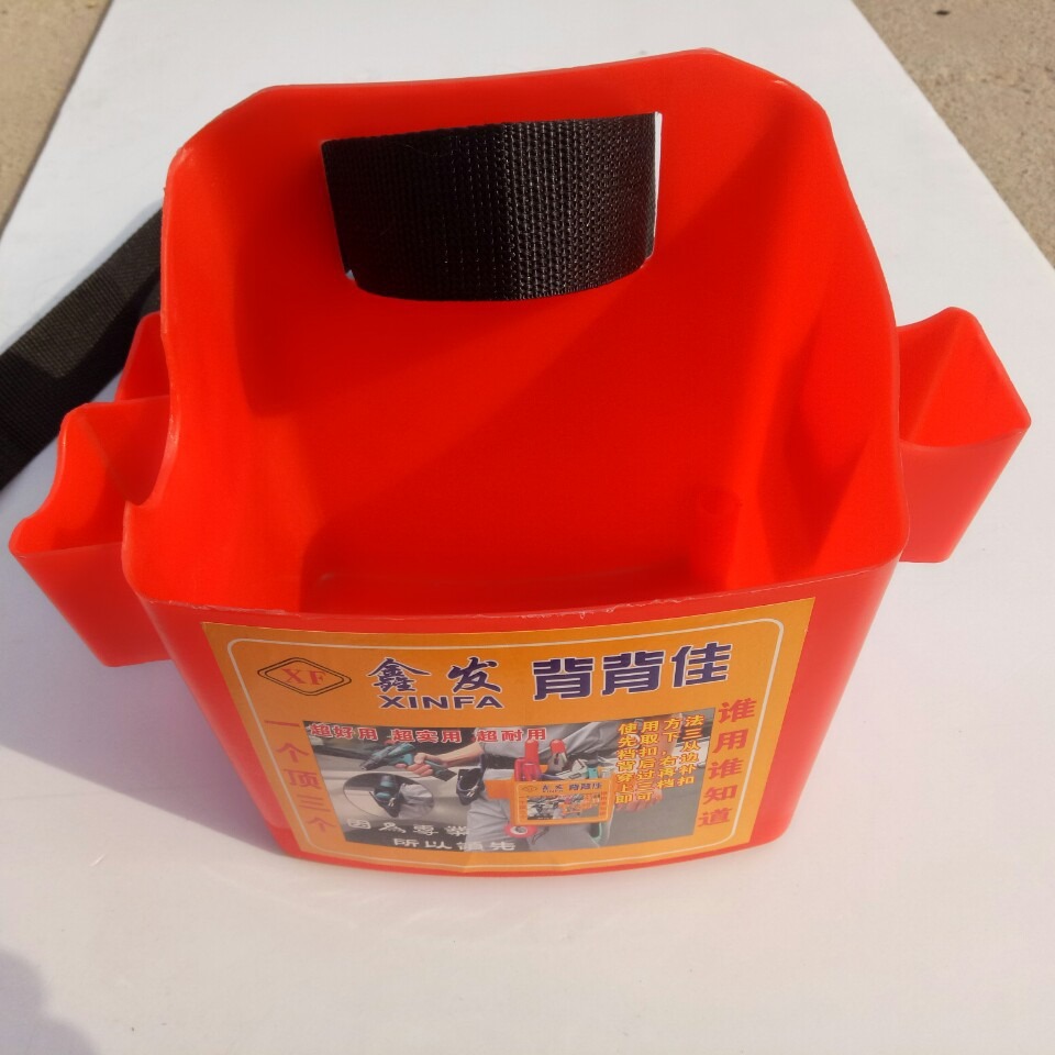 工地加厚工具盒双格盒钉子兜塑料钉木工盒腰包多功能腰桶盒子批发