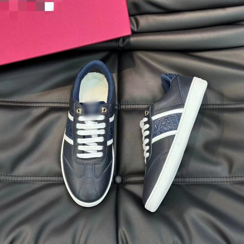 Модная лоскутная легкая дышащая спортивная повседневная обувь с низким берцем на шнуровке, модная универсальная стильная мужская обувь на плоской подошве с круглым носком