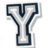 Black and white letter Y