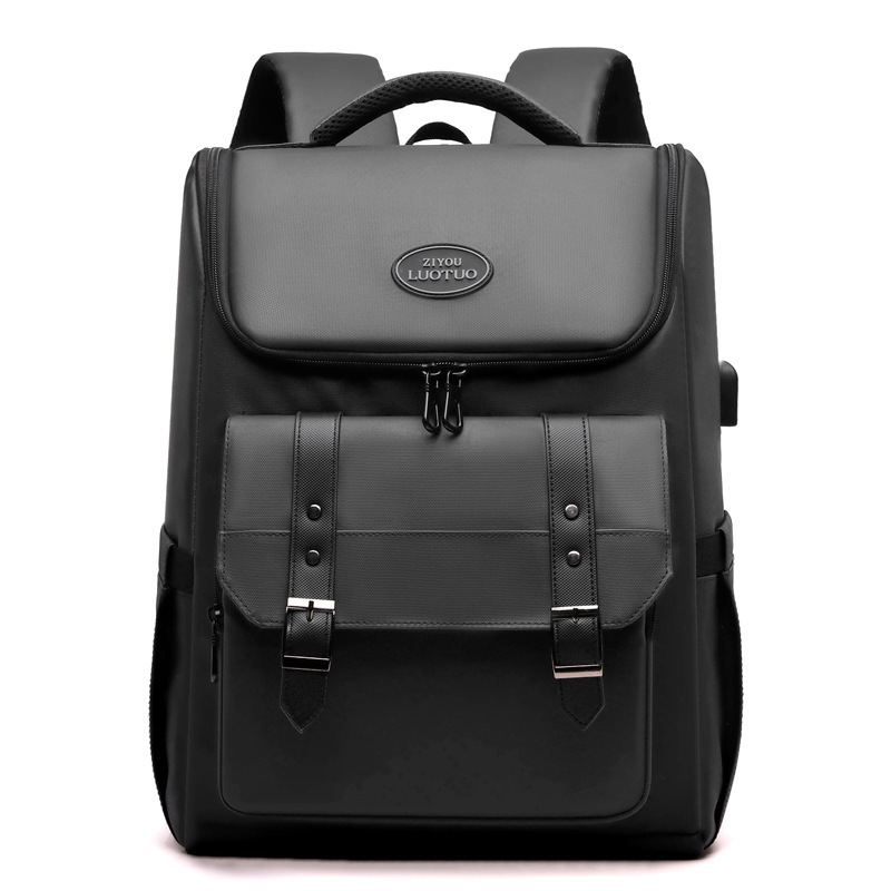 Backpack Men's Large Capacity Computer Bag Travel Simple Business Backpack High School Junior High School College Student School Bag Men and Women Backpack Men's Large Capacity Computer Bag Travel Simple Business Backpack High School Junior High School College Student School Bag Men and Women