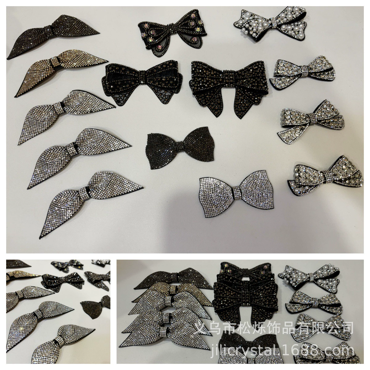 Hairgrip, three dimensional accessories with bow, DIY