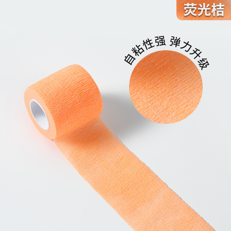 Fábrica al por mayor auto-adhesivo elástico dedo vendaje deportes cinta protectora de uñas no tejida auto-adhesivo dedo protección correa de rodilla