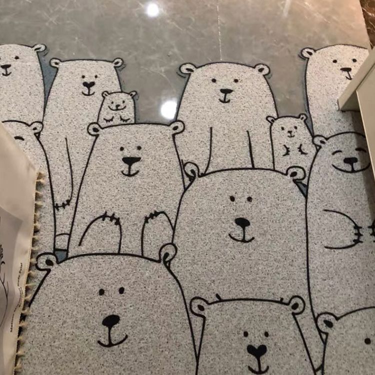 만화 입구 문 실크 루프 발 매트를자를 수 있습니다 인터넷 연예인 바닥 매트 입구 홈 입구 카펫 출입구 현관 홀 매트