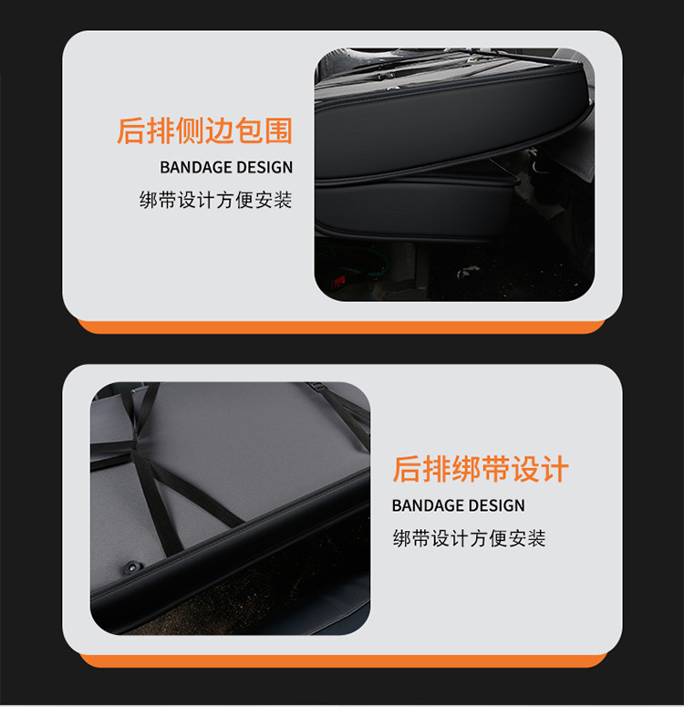 Wuling Rongguang New Truck Small Truck Special Seat Cover Double Row Single Row Fully Enclosed Small Truck Four-Season Leather Car Seat Cushion