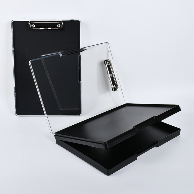 多機能フォルダー学生ライティングパッド大容量印刷可能なロゴドキュメント収納ボックス A4 強力なファイルボード