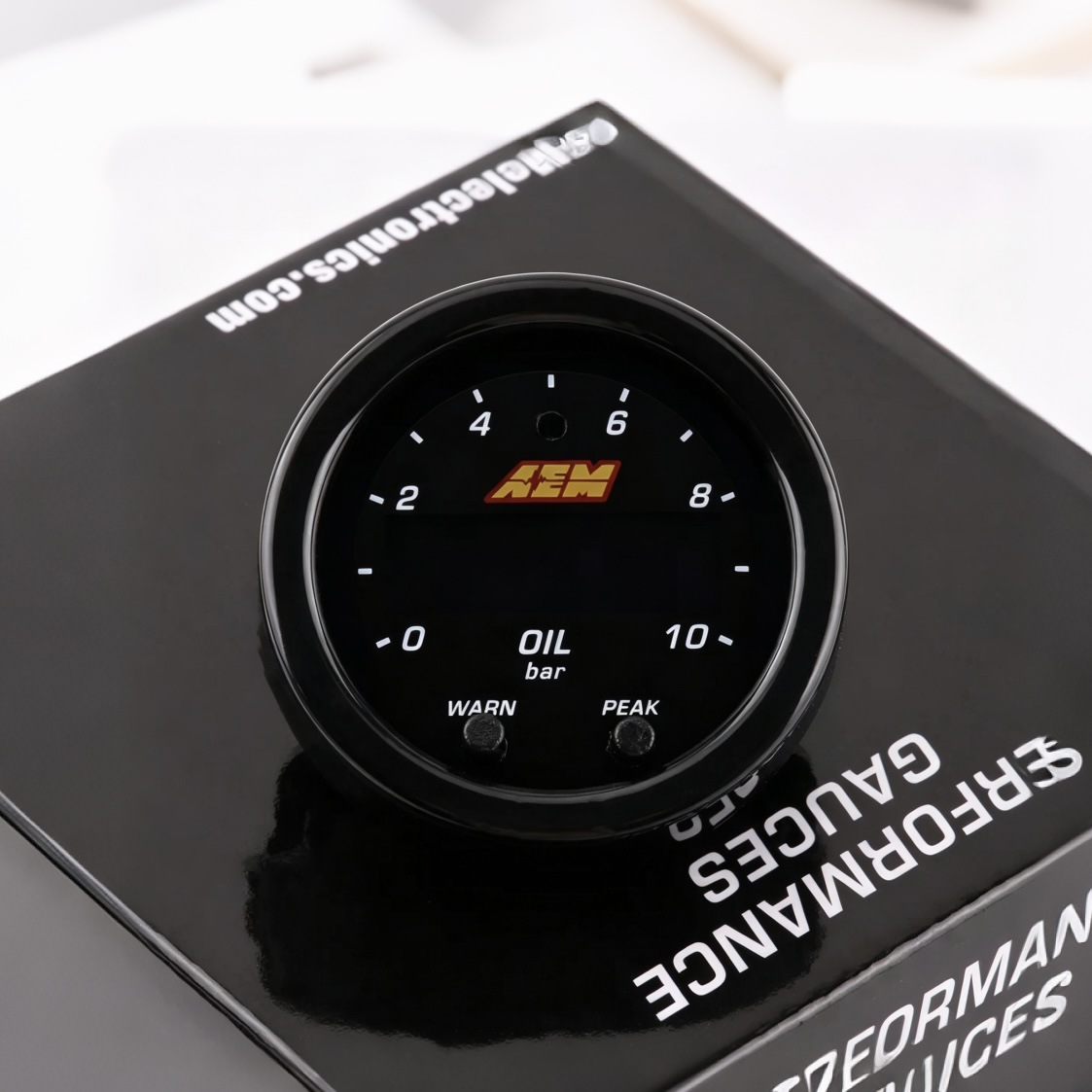 AEM Car Modification Instrument Air-Fuel Ratio Gauge with Sensor Set Turbocharger Water Temperature Oil Pressure Voltage